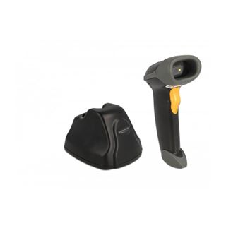 Delock 2,4 GHz Barcode Scanner 1D und 2D mit Ladestation