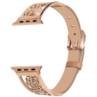 4Smarts topp Armband Apple Watch 38/40 mm, Metal Flowers rosegold