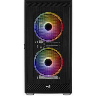 AeroCool Graphite ARGB mit Sichtfenster Midi Tower ohne Netzteil