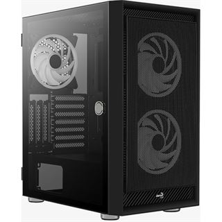 AeroCool Graphite ARGB mit Sichtfenster Midi Tower ohne Netzteil