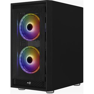 AeroCool Graphite ARGB mit Sichtfenster Midi Tower ohne Netzteil