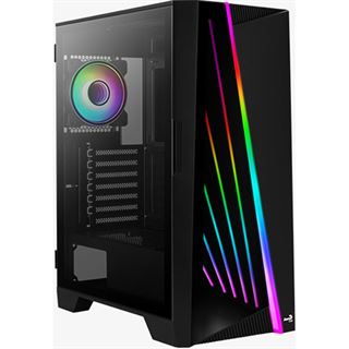 AeroCool Mirage mit Sichtfenster Midi Tower ohne Netzteil schwarz