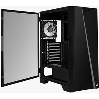 AeroCool Mirage mit Sichtfenster Midi Tower ohne Netzteil schwarz