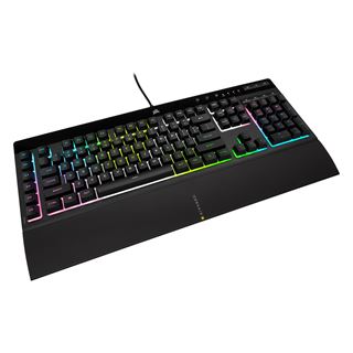 Corsair Gaming K55 RGB PRO XT USB Deutsch schwarz (kabelgebunden)