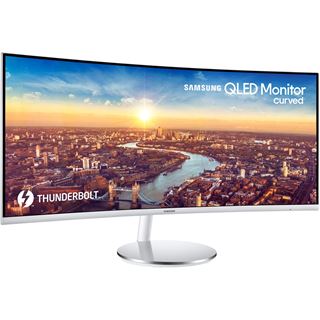 34" (86,36cm) Samsung Curved C34J791WTR silber 3440x1440 1x