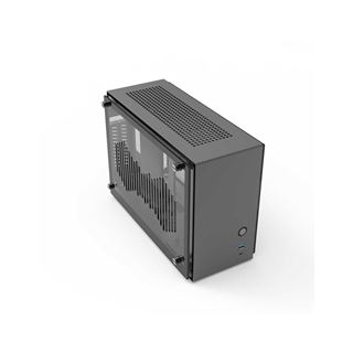 Zalman M2 Mini Mini-ITX Geh&auml;use - grau, ohne Netzteil, mit