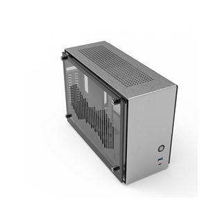Zalman M2 Mini Mini-ITX Geh&auml;use - silber, ohne Netzteil, mit