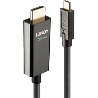 (&euro;14,58*/1m) 5.00m Lindy HDMI Adapterkabel USB C Stecker auf