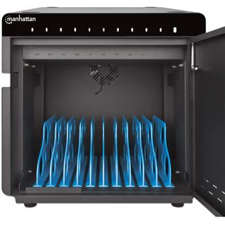 Manhattan 10-Port Ladeschrank 180W 10 USB-C PD-Ports bis 18W