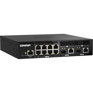 QNAP QSW-M2108R-2C 8x 2.5GbE 2x 10GbE SFP+ NBASE-T Combo