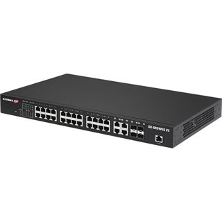 Edimax Pro GS-5424PLC V2 28 Port POE+Gigabit Switch +4 xSFP 19"