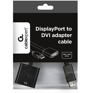 Gembird DisplayPort DVI - Adapterkabel, schwarz