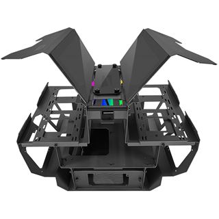 Azza Overdrive mit Sichtfenster Midi Tower ohne Netzteil schwarz