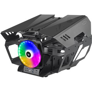 Azza Overdrive mit Sichtfenster Midi Tower ohne Netzteil schwarz