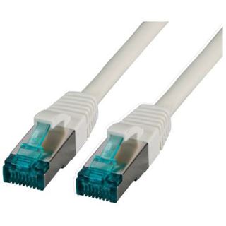 (€4,90*/1m) 1.00m Mcab Cat. 6a Patchkabel S/FTP RJ45 Stecker auf