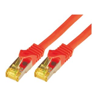 1.00m Mcab Cat. 7 Rohkabel Patchkabel S/FTP RJ45 Stecker auf RJ45