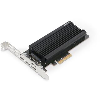 IcyDock M.2 NVMe SSD to PCIe Adapter Card with heats