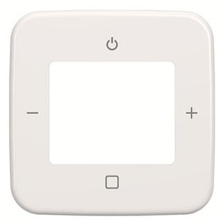 Busch-Jaeger Zentralplatte Radio 1f aws glz Klemmbef m.Aufdr