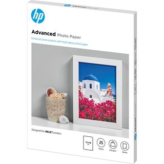 HP Q8696A Fotopapier 13x18 cm (25 Blatt)