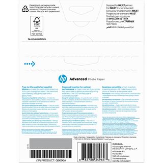 HP Q8696A Fotopapier 13x18 cm (25 Blatt)