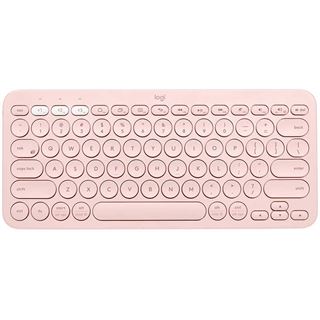 Logitech K380 Multi-Device Bluetooth Keyboard UK - INTNL, rose