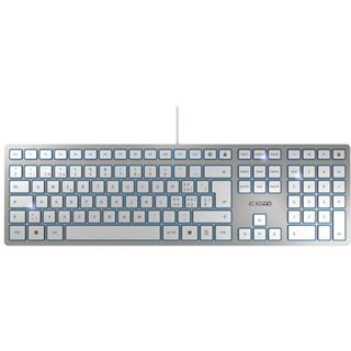 CHERRY KC 6000 Slim USB Pan-Nordic silber (kabelgebunden)