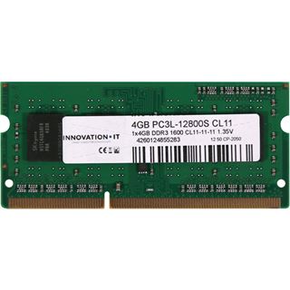 4GB Innovation IT DDR3-1600 SO-DIMM CL11 Single