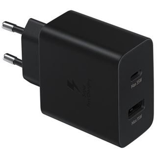 Samsung 30W Power Adapter Duo USB-A zu USB-C TA220N ohne Kabel,