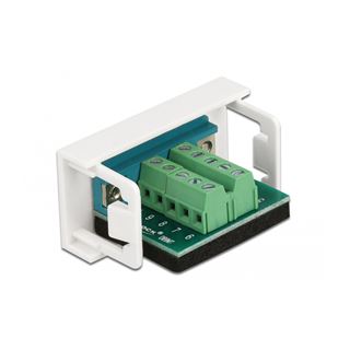 Delock Easy 45 Modul D-Sub 9 Pin Stecker zu 10 Pin Terminalblock 22,5