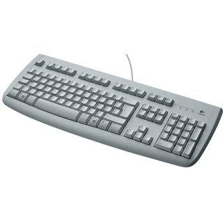 Logitech 250 Deluxe Tastatur Beige Deutsch PS/2 OEM