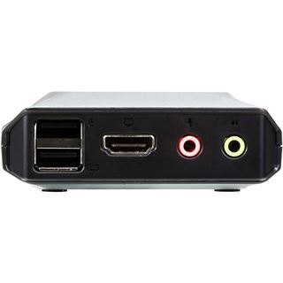 ATEN Technology CS22H KVM-Switch 2-fach, HDMI 4K, USB, Audio,