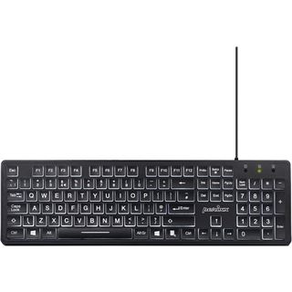 Perixx Periboard-317 USB Deutsch schwarz (kabelgebunden)
