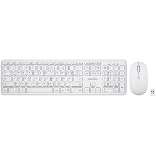 Perixx Periduo-610 W, DE, Tastatur- und Maus-Set, kabellos, weiss