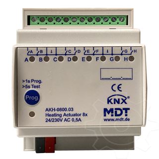 MDT Heizungsaktor KNX REG 8Ausg 0,5A 24-230V Bussystem KNX