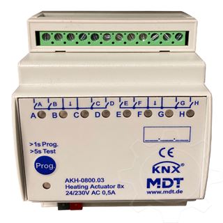 MDT Heizungsaktor KNX REG 8Ausg 0,5A 24-230V Bussystem KNX