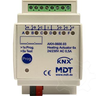 MDT Heizungsaktor KNX REG 6Ausg 0,5A 24-230V Bussystem KNX