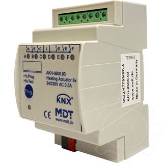 MDT Heizungsaktor KNX REG 6Ausg 0,5A 24-230V Bussystem KNX