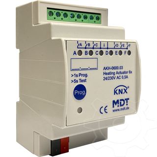 MDT Heizungsaktor KNX REG 6Ausg 0,5A 24-230V Bussystem KNX