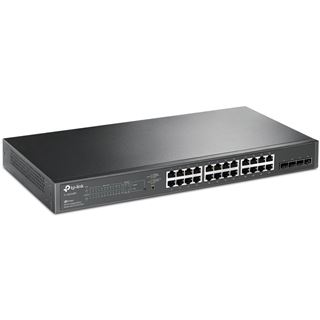 TP-Link Switch 24G 4SFP PoE+ 192W 24x10/100/1000 4SFP PoE+ L3 managed