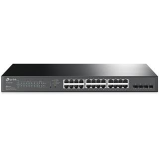 TP-Link Switch 24G 4SFP PoE+ 192W 24x10/100/1000 4SFP PoE+ L3 managed