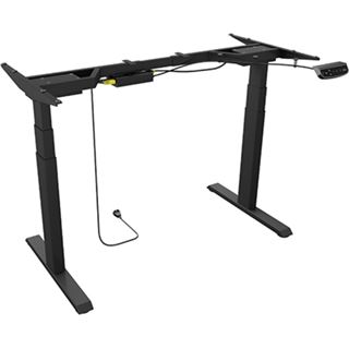 IcyBox Tischgestell elektr. höhenv. IB-EW206B-T, 2 Motoren,