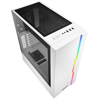 Sharkoon RGB Slider Midi Tower ohne Netzteil weiss