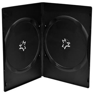 MediaRange DVD-Leerhülle schmal für 7 Dics 9mm schwarz 100St