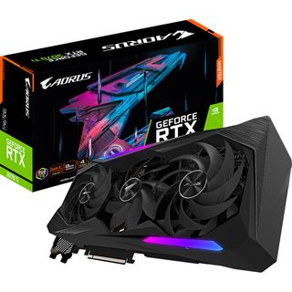 8GB Gigabyte GeForce RTX 3070 Ti AORUS Master Aktiv PCIe 4.0 x16)