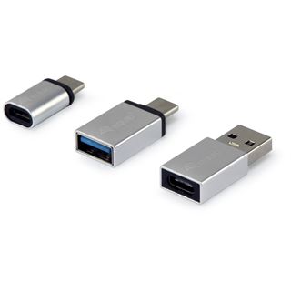 Equip Adapter USB/C -> MicroUSB/USB-A,Micro USB->USB-C St/Bu
