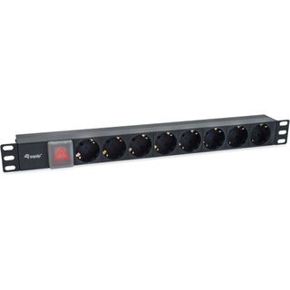 (€9,96*/1m) 1.80m Equip Strom Steckdosenleiste C14 Schwarz 8