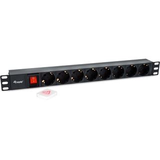 (€9,96*/1m) 1.80m Equip Strom Steckdosenleiste C14 Schwarz 8