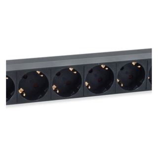 (€9,96*/1m) 1.80m Equip Strom Steckdosenleiste C14 Schwarz 8