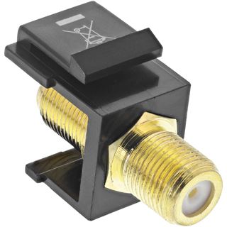 () 0.00m InLine Einbauadapter Keystone F Buchse auf F Buchse