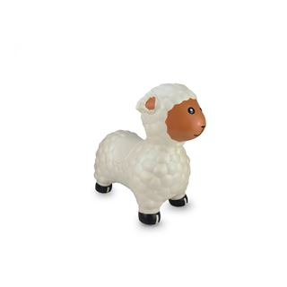 Jamara H&uuml;pftier Schaf weiss mit Pumpe 1+